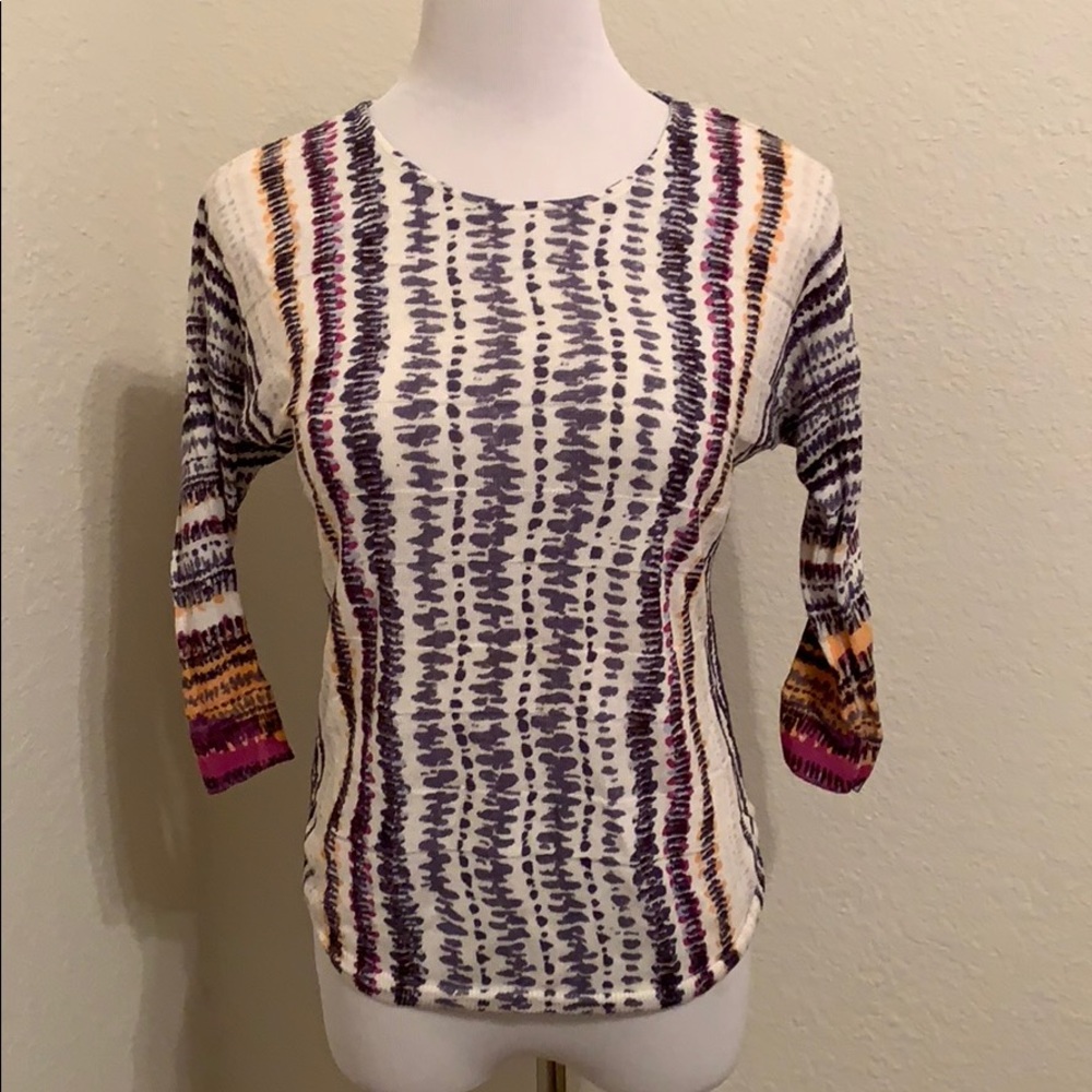 Nic + Zoe 3/4 sleeve light sweater